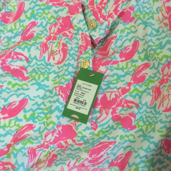 Lilly Pulitzer lobstah roll popover xxs - Picture 2 of 3